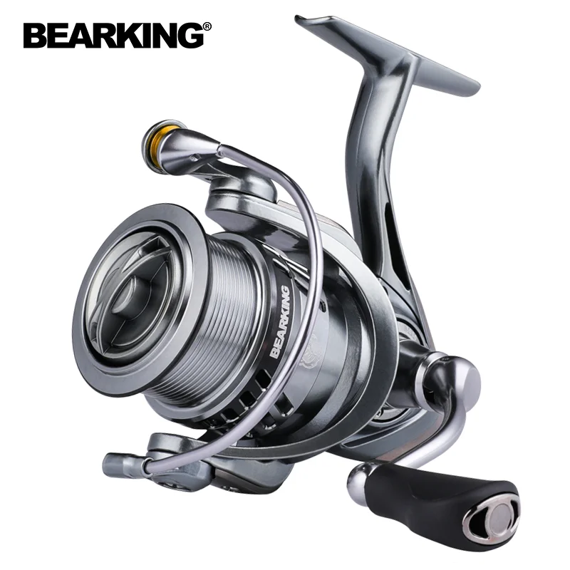 BEARKING 8+1BB Рыболовная катушка 5.2:1 передаточное число 7кг максимальное сопротивление Спиннинг из нержавеющей стали с металлическим шпулем Рокер NCN.