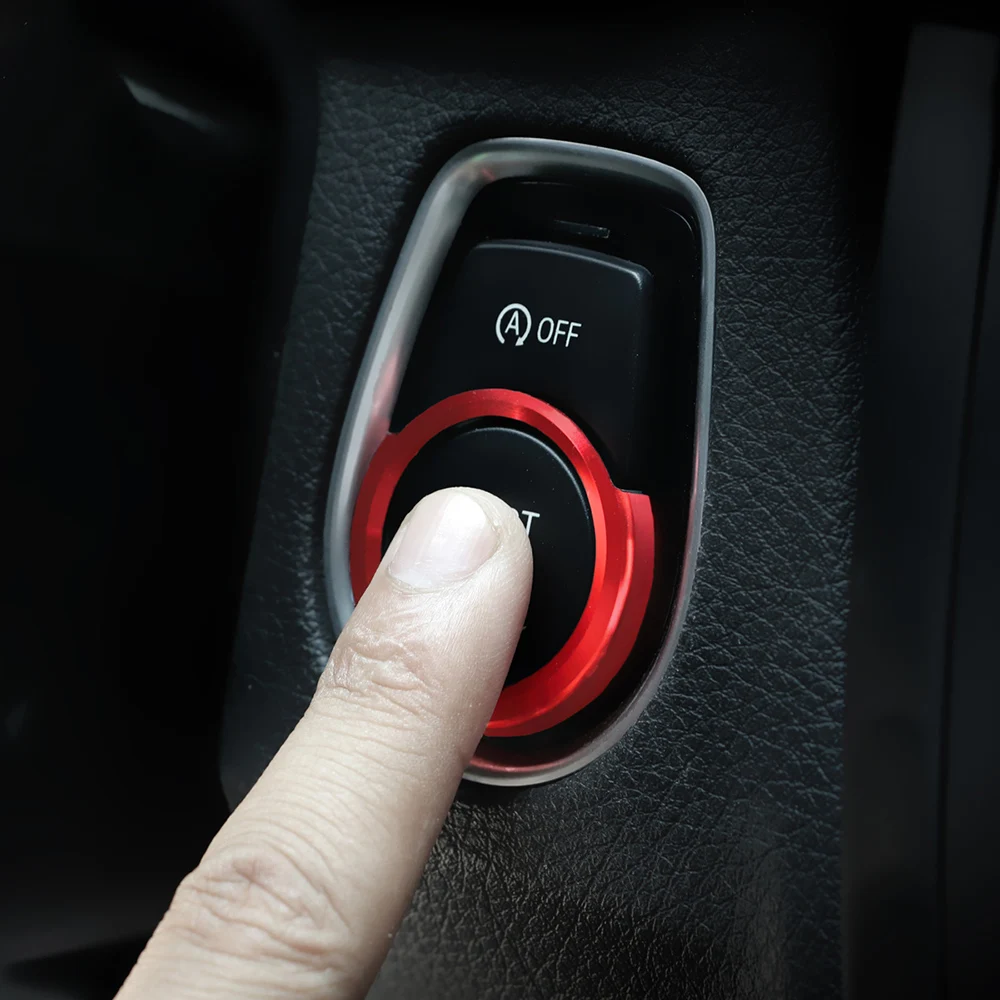 Для BMW 1 2 3 4 серии X1 F48 F20 F21 F30 F32 F33 F34 F36 F45 F46 наклейки на кнопку запуска двигателя