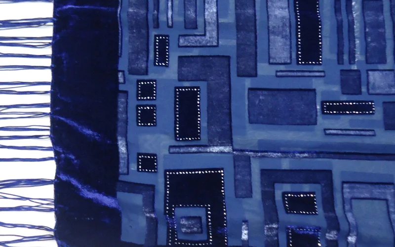 2020 Новая мода выгорания бархатная шарф для женщин роскошный дизайнерский блеск