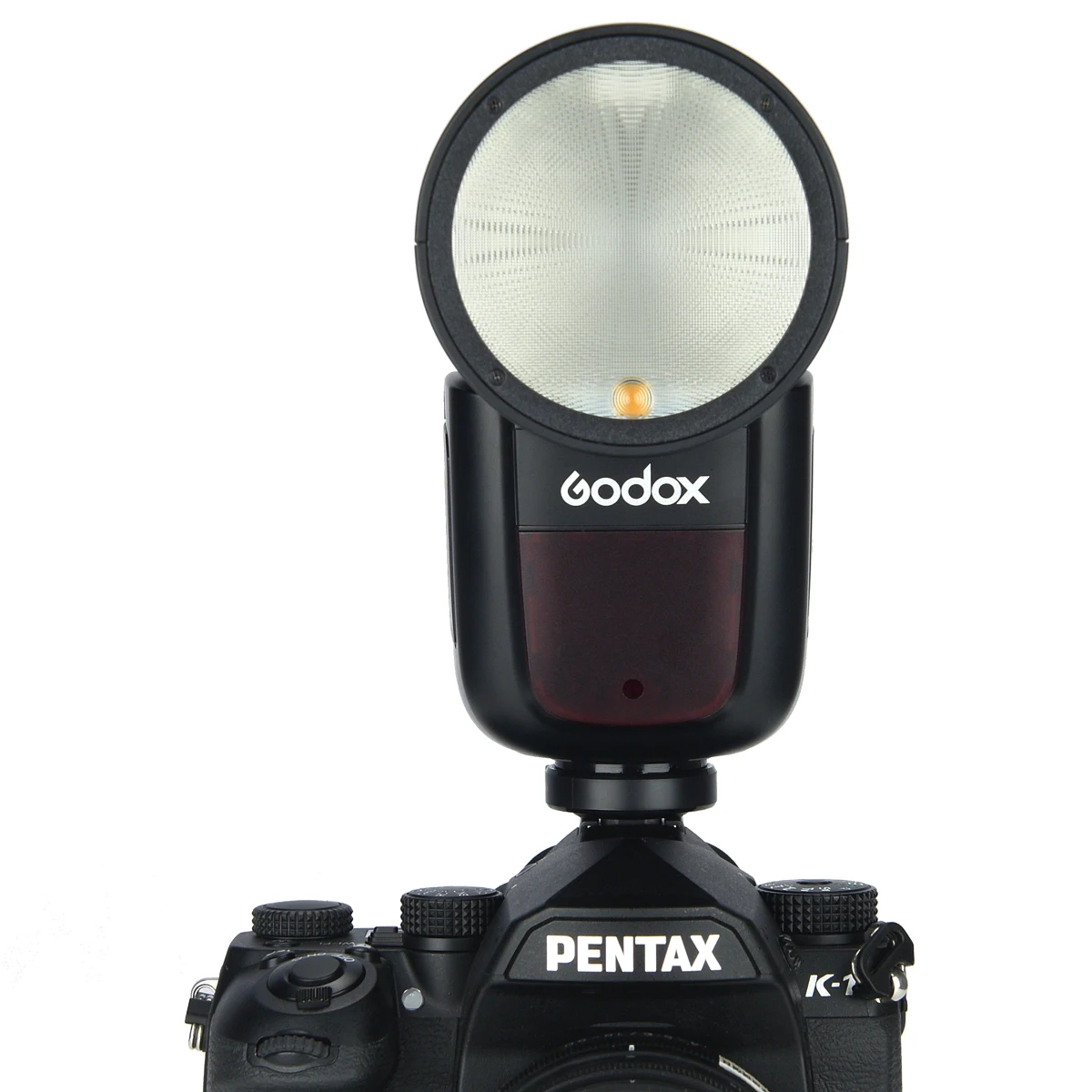 

Godox V1 V1P Camera Flashlight TTL Li-ion Round Head Camera Speedlight Flash for Pentax Cameras with X2T Trigger AKR1
