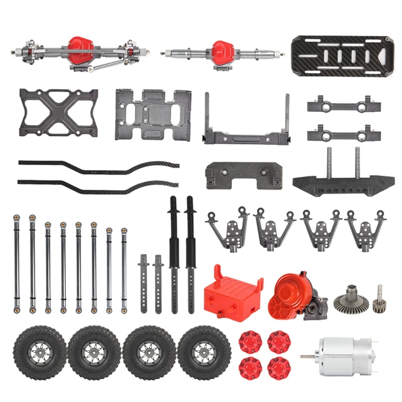 

313mm 12.3 Wheelbase Unassembled Frame Chassis for SCX10 SCX10 II 90046 90047 1/10 RC Crawler Car Upgrade Parts