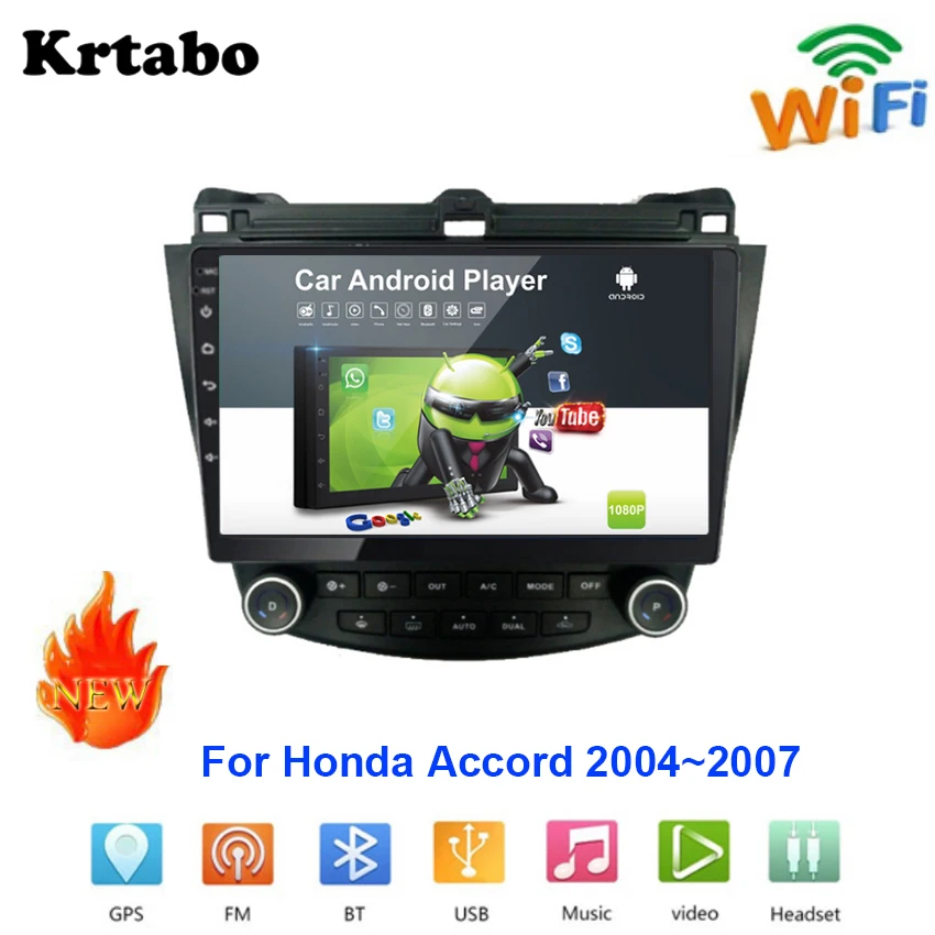 Автомобильный Радио Android мультимедийный плеер для Honda Accord 2004 ~ 2007 автомобильный