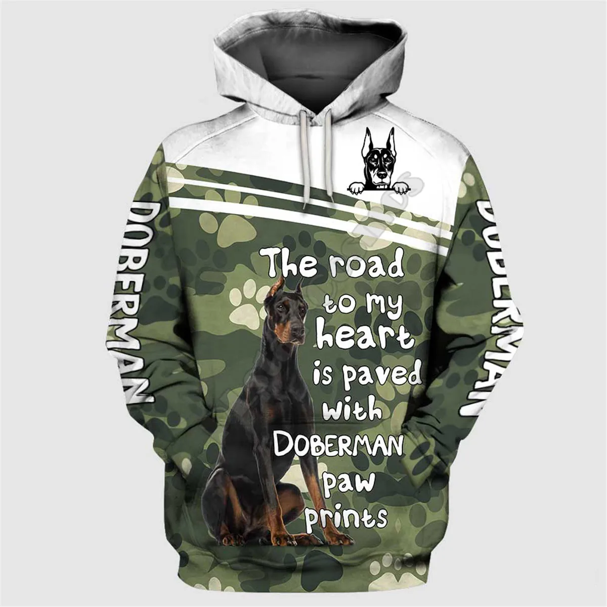 

Doberman 3D Hoodies Printed Pullover Men For Women Funny Sweatshirts Sweater Animal Hoodies Drop Shipping 22