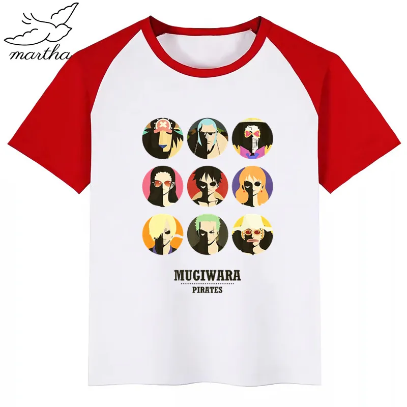 Забавная футболка с LUFFY для мальчиков и девочек детские топы рисунками Детская