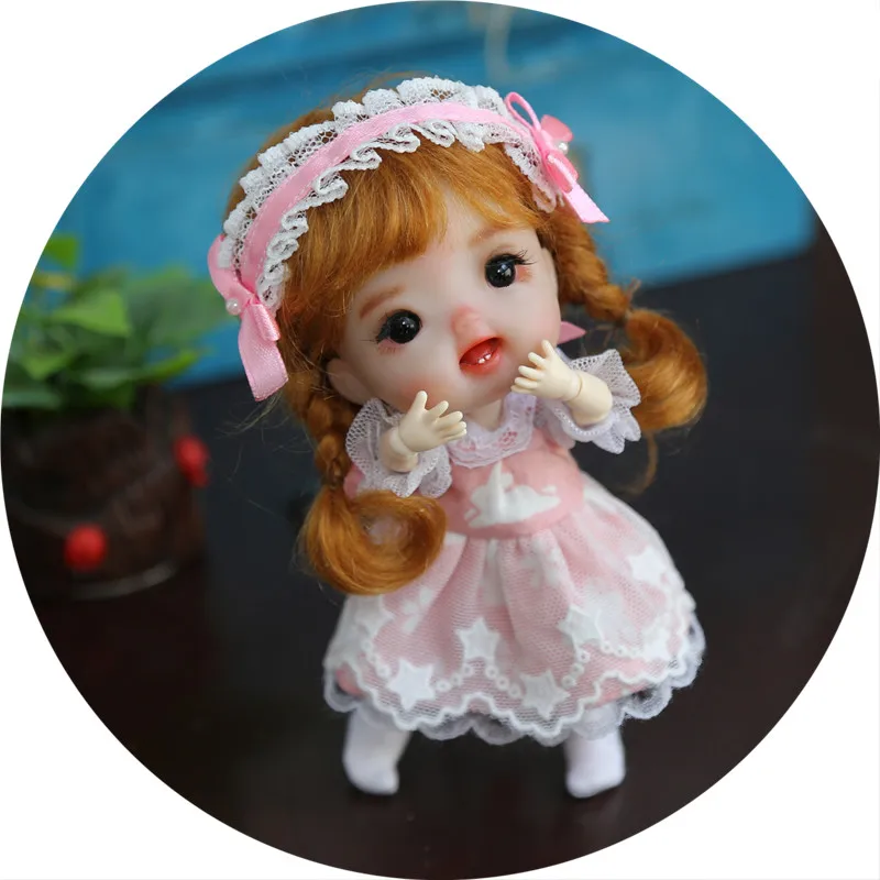 Подходит для ob11 кукольная одежда 1/12bjd GSC Глиняное платье костюм из 3 предметов