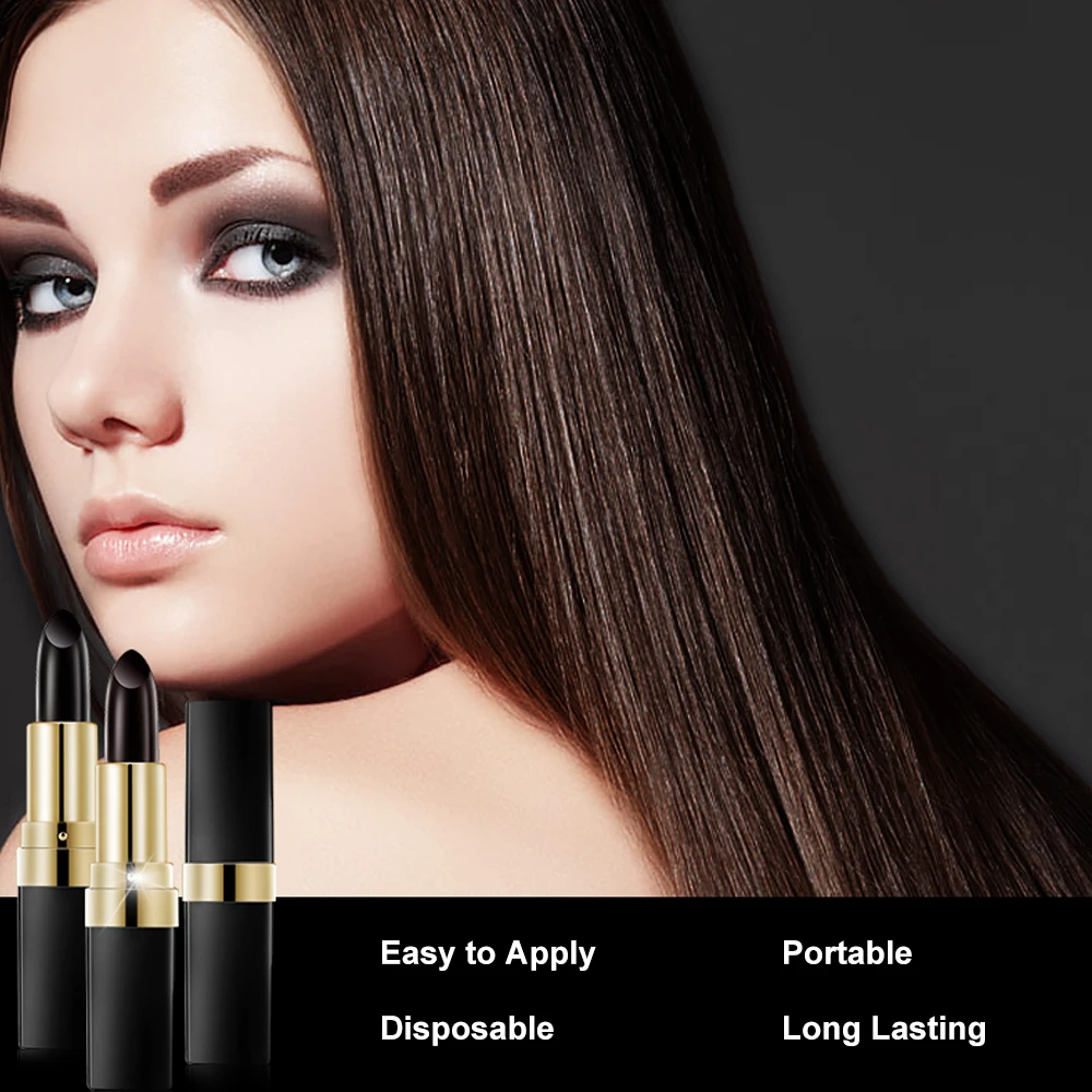 Одноразовая краска для волос карандаш Мгновенный серый корень покрытие цвет