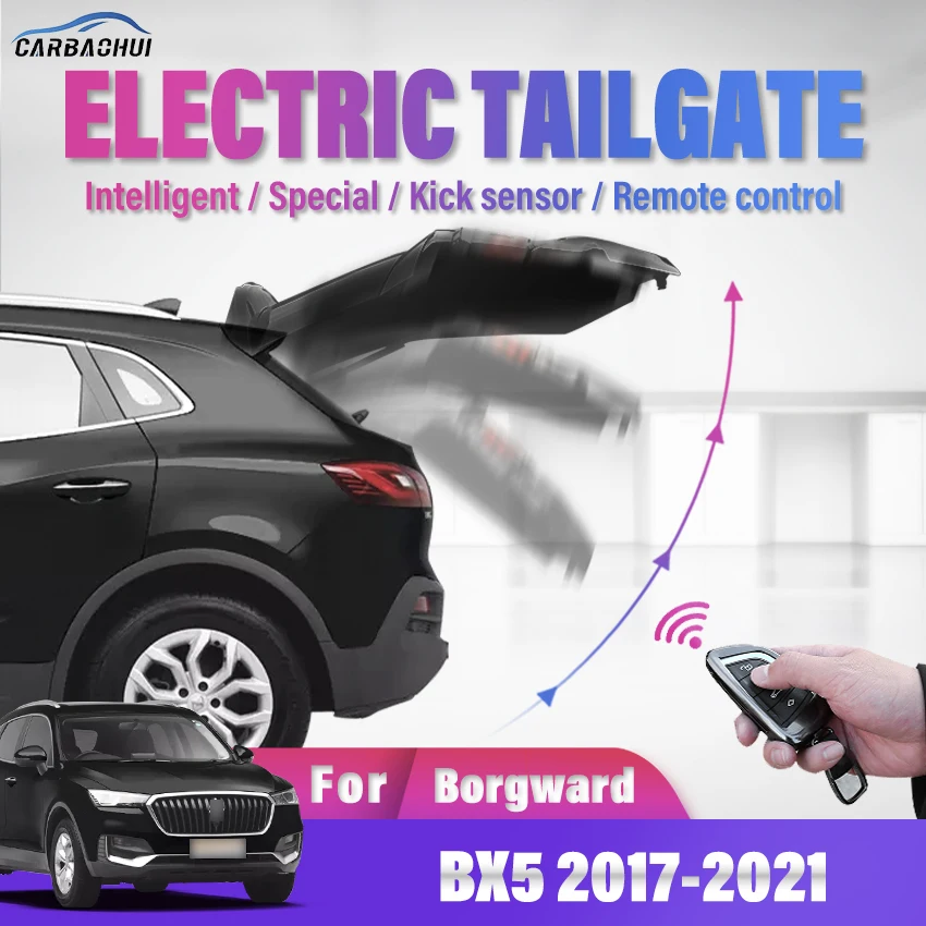 

Car Electric Tailgate Modified Auto Tailgate Intelligent Power Operated Trunk Automatic Lifting Door For Borgward BX5 2017-2021