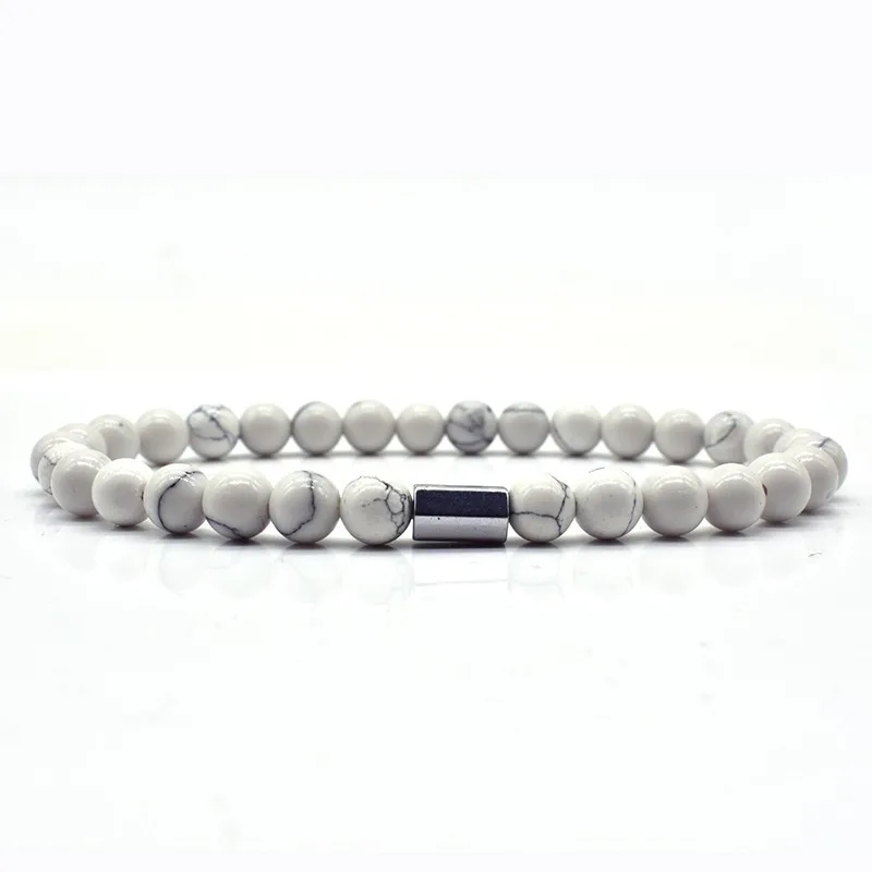 Pulsera Hombre модный роскошный мужской браслет ручной работы браслет из гематита и бусин для мужчин ювелирное изделие подарок