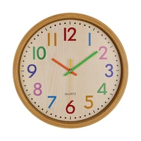 12inch silent non ticking quartz kid wall clock home office decorative indoor