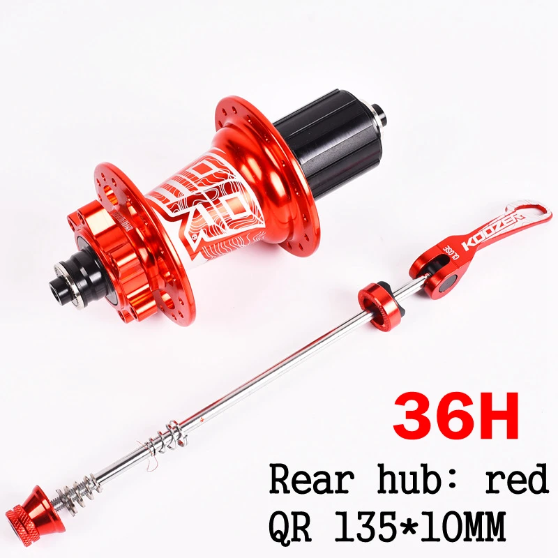Ступицы Koozer XM490 28 32 36 с отверстиями задние ступицы MTB 4 подшипника горный велосипед