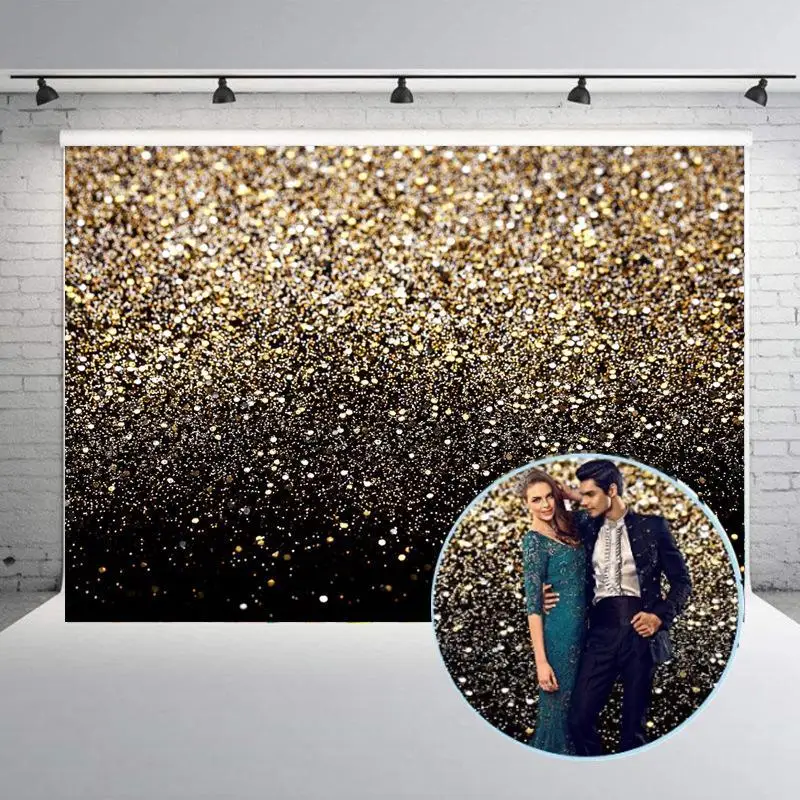 

Golden Halo Wedding Theme Scene Background Cloth Family Photo Studio Couple Children Photography Props