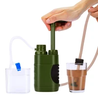 outdoor water purifier camping hiking water filter straw replacement filter water filtration purifier for emergency survival