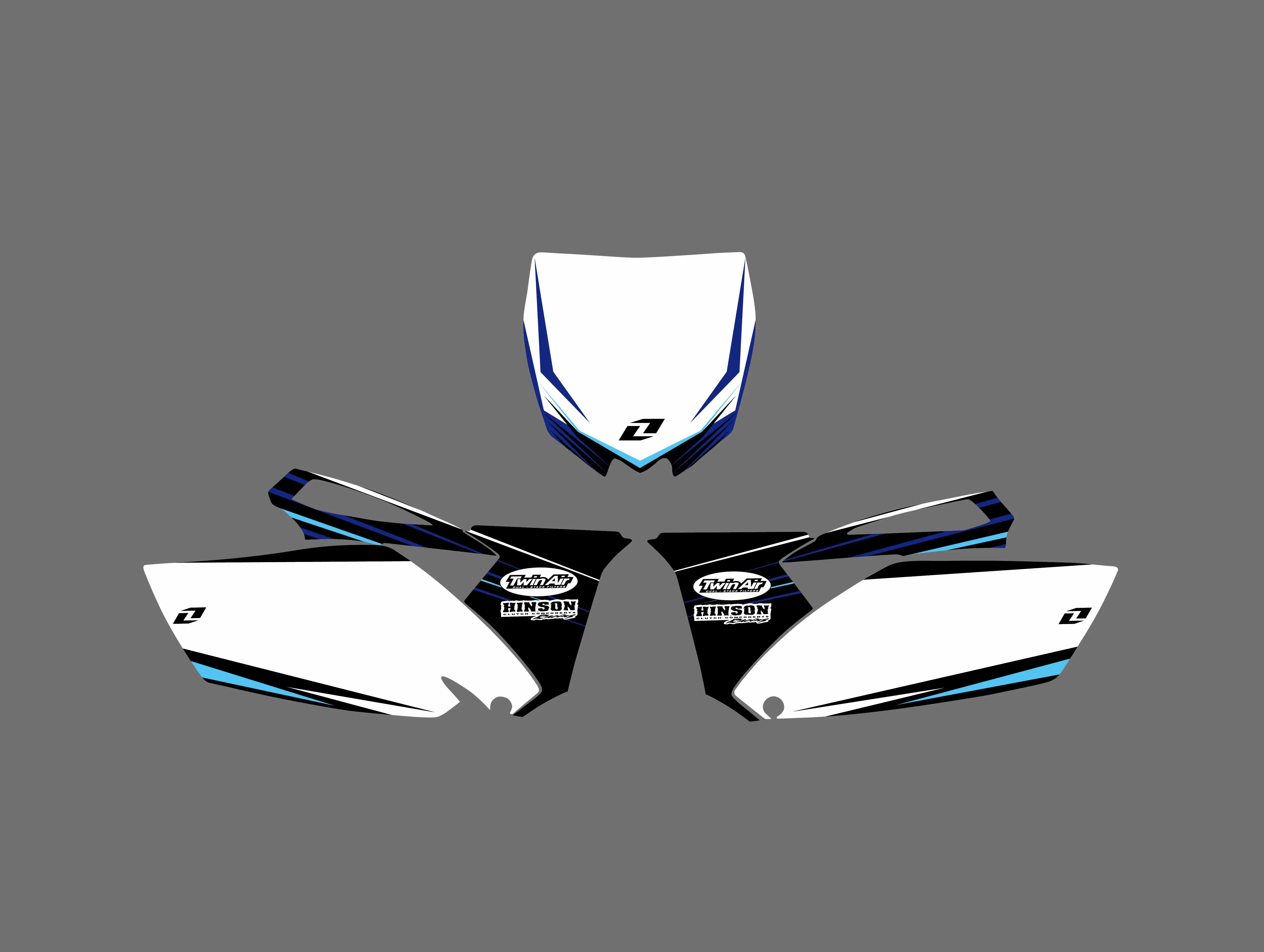 NICECNC для Yamaha YZF250 YZ250F Dedals наклейки новая команда Графический фон наклейка комплект
