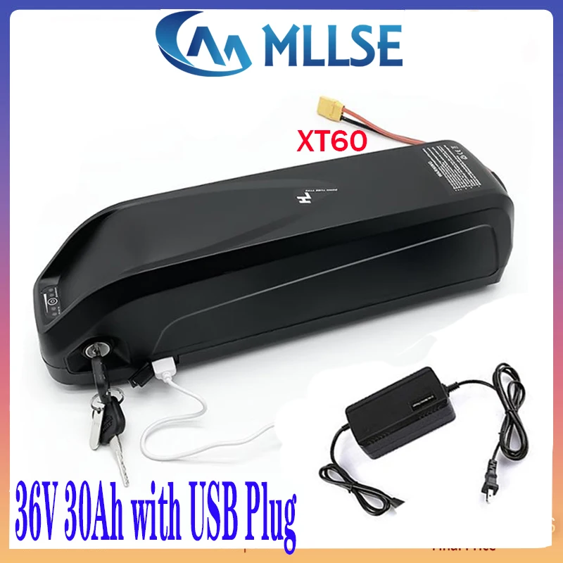 Оригинальная батарея 36 В 30 Ач для электровелосипеда Hailong А 350 Вт 500 750 18650 ячеек BBS02