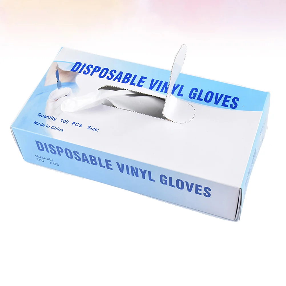 

50 Pairs Disposable PVC Safe Practical Hand Protective Home (Size)