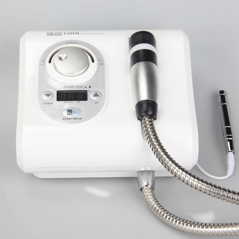 

Cryo Cooling Hot Electroporation No Needle Mesotherapy Cold Treatment Skin Face Lifting Machine
