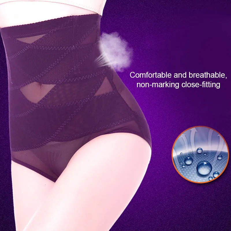 

Cross Compression Abs Shaping Pants Women Instantly FlattensTummy Lifts Buttocks J55