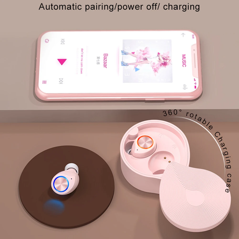 TW70 миниатюрные беспроводные наушники вкладыши Bluetooth 5 0 TWS с сенсорным управлением