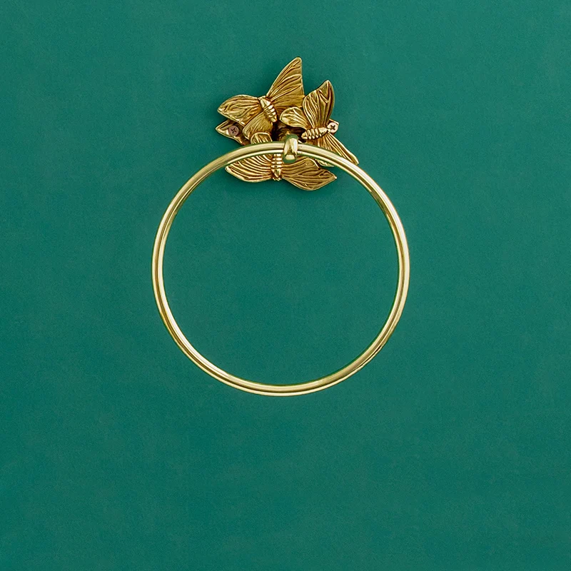 

Brass Storage Hook Luxury Retro Storage Rack Bathroom Towel Rack Wall Clothes Hanger Hook Gold Metal Hook Nordic Home Decoration