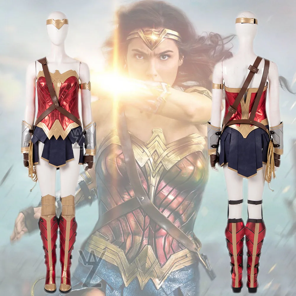 Хэллоуин сексуальный костюм Дианы принца Wonder Woman 1984 Косплей Карнавальный костюм супергероя наряды мини юбка полный комплект