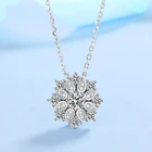 Женское ожерелье из серебра 925 пробы с бриллиантом к