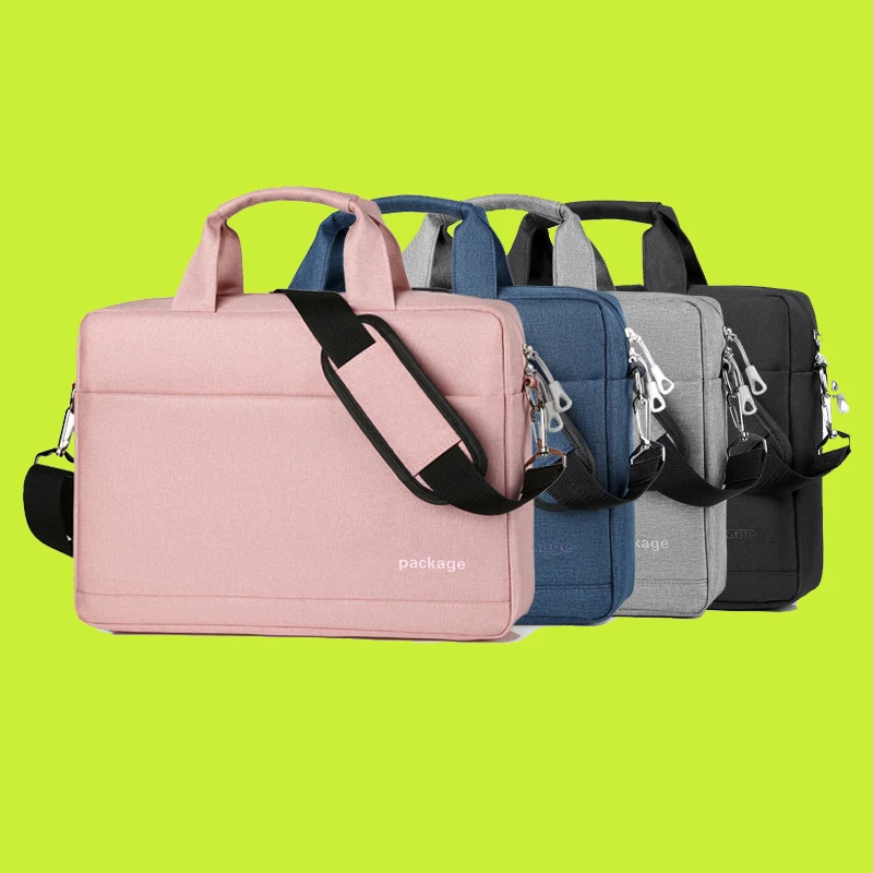 

Simple Business 12 13 13.3 14 15 15.6 Inch Waterproof Notebook Laptop Bag for Apple Mi Dell ASUS Thickened Enlarged Shoulder Bag