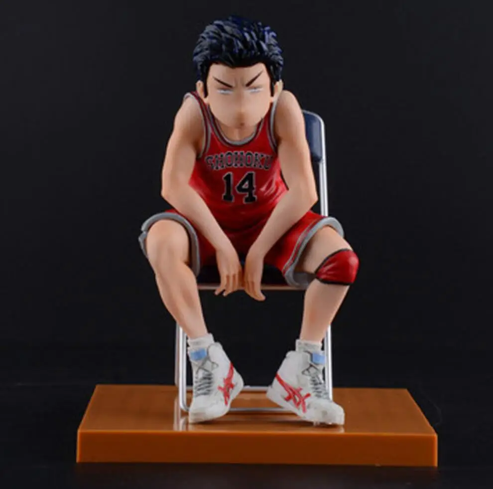 14 opp bag Slam Dunk Hanamichi Sakuragi Rukawa Kaede Mitsui Hisashi Акаги Такенори Miyagi Ryota фигурка Коллекционная модель игрушки - Цвет: 14 opp bag