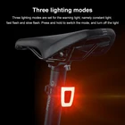 Велосипедный задний фонарь, светодиодный задний фонарь с зарядкой через USB, водонепроницаемый, для горных и шоссейных велосипедов, подседельная труба, лампа для шлема