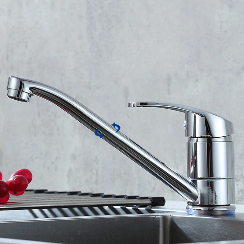 

Alloy Column Hot And Cold Water Bathroom Basin Copper Water (Silver)