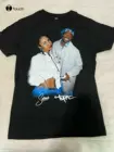Новинка, футболка Selena quint illa And Tupac, черная, женская, Модная хлопковая футболка в стиле хип-хоп, рэп-поп