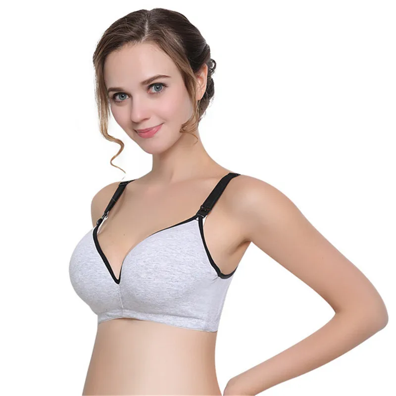 Women Soft Lingerie Plus Size Women Full Cup Wireless Bras Sexy Women Push Up Bra Wire Free solid 0448