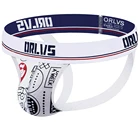 Мужские трусы стринги ORLVS, черные хлопковые трусы в сетку, с мешочком для ракушек, сексуальное нижнее белье для мужчин, гей-слипы