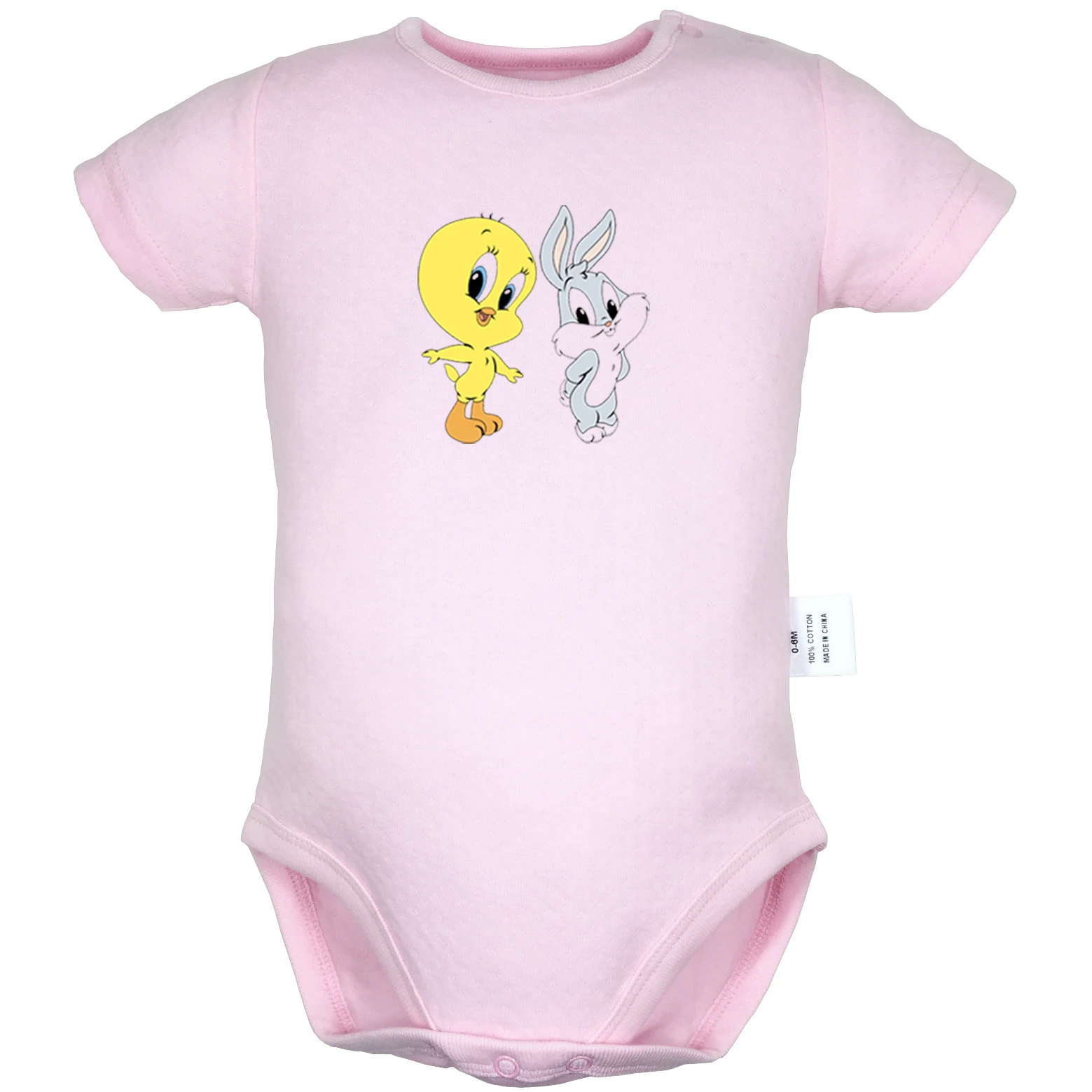 Комплект одежды для новорожденных с милым Кроликом багами Банни и Твити птицами