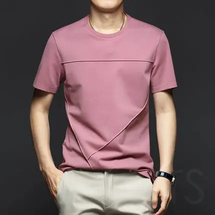 

Summer men's business casual short sleeve t-shirt 7278