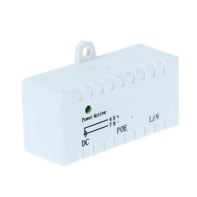 10/100Mbp 12V - 48V Passive POE Injector Splitter Wall Mount Adapter For IP Camera VoIP Phone Netwrok AP device Networking | Безопасность
