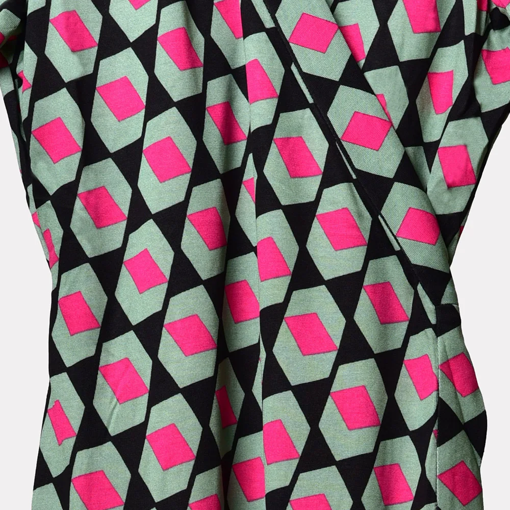 Женское винтажное мини платье с поясом повседневное летнее коротким рукавом и v