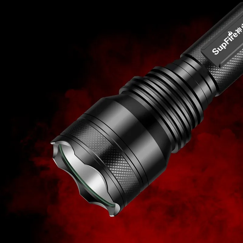 Светодиодный фонарик Supfire X5 портативный тактический фонарь XML T6 светодиодный