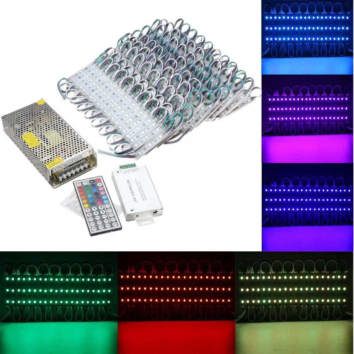 60/70/80/90/100/200 шт. RGB SMD5050 светодиодный модуль полоса освесветильник для магазина