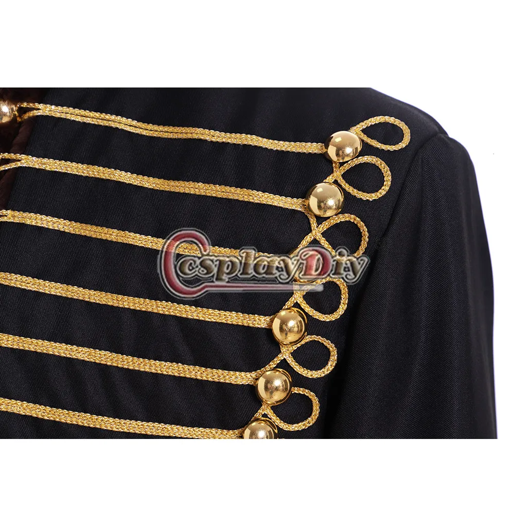 Женская куртка из искусственного меха Cosplaydiy зимняя с коричневой отделкой в стиле