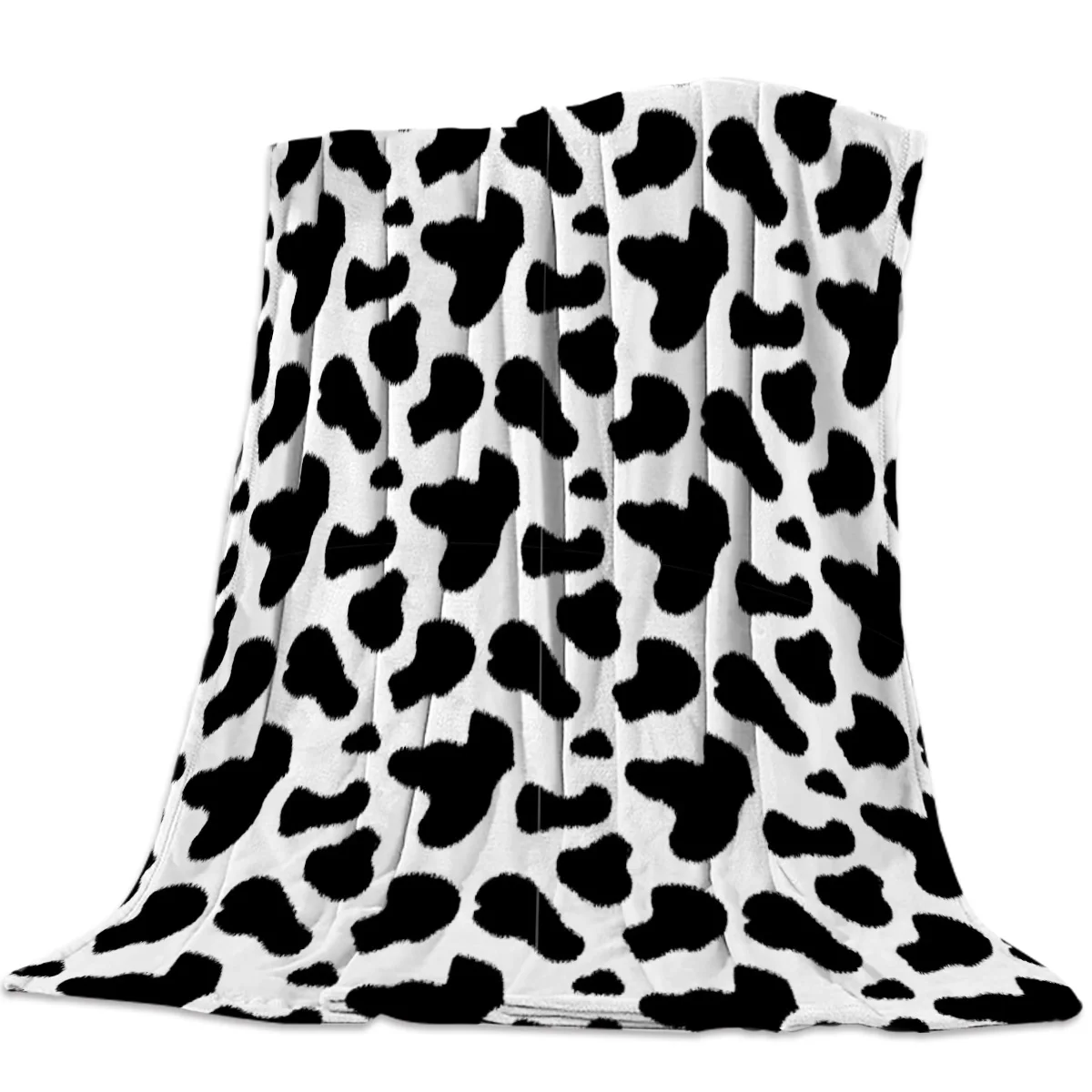 

Kuh Muster Flanell Fleece Bett Decke Bettdecke Bettdecke Bett Abdeckung Weiche Leichte Warme Gemütliche Decken