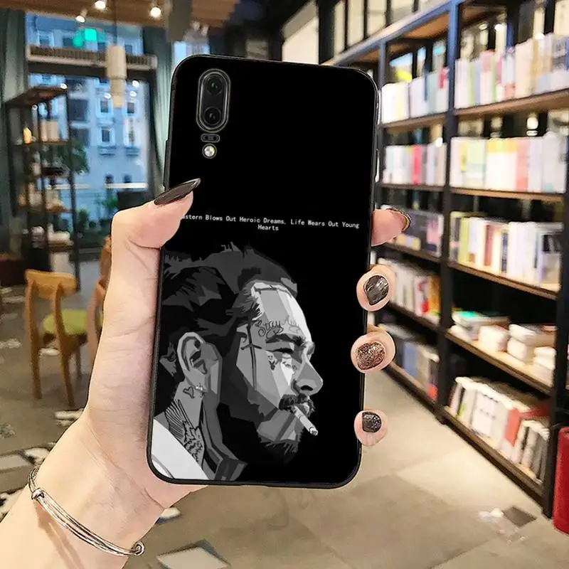 

Post Malone Beerbongs fashion pattern luxury Phone Case funda For Huawei honor Mate P 10 20 30 40 Pro 10i 9 10 20 8 x Lite
