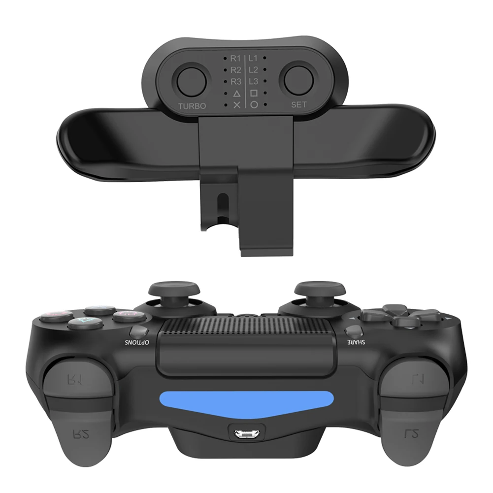 

For PS4 Extended Gamepad Back Button Attachment Controller Paddles For DualShock4 Rear Extension Keys With Turbo Accessories