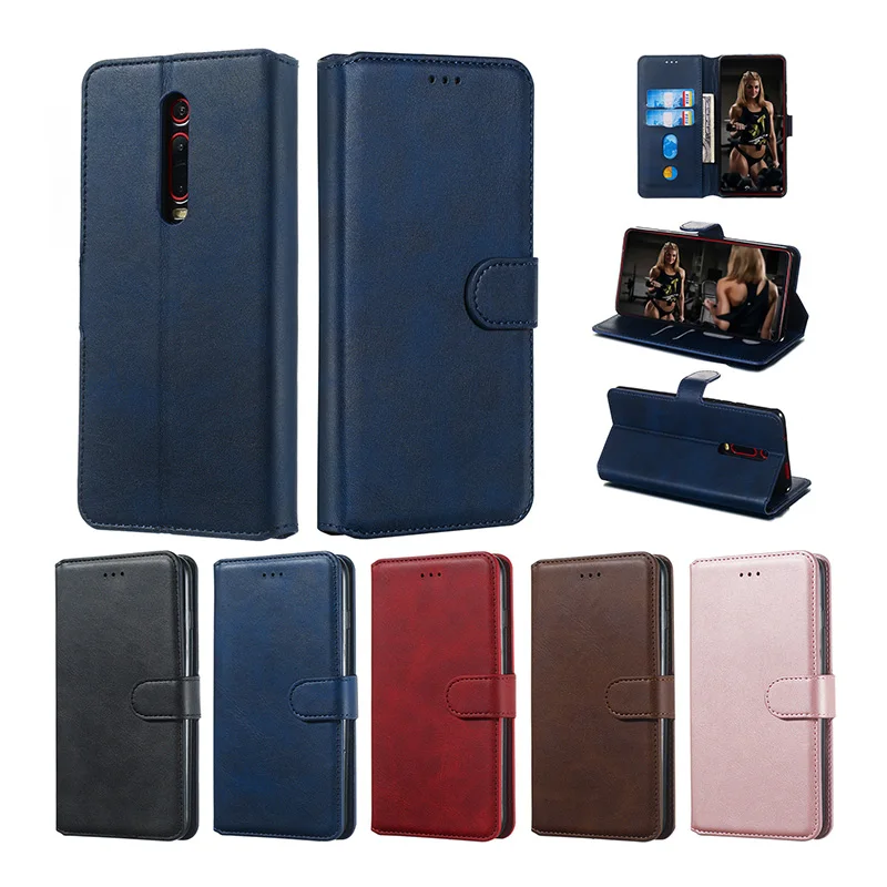 Твердый кожаный чехол-книжка с бумажником для Xiaomi mi CC9 CC9E 9T Pro 9 Lite A2 A3 Магнитный