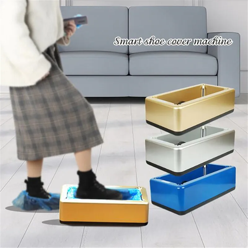 

Shoe Cover Dispenser Automatic Shoes Cover Machine Hand Free Household Disposable Booties Maker Shoe Film Machine Smart