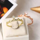 Новинка изящные кольца с короной принцессы для женщин модное кольцо на палец цвета розового золота для девушек модные ювелирные изделия R020