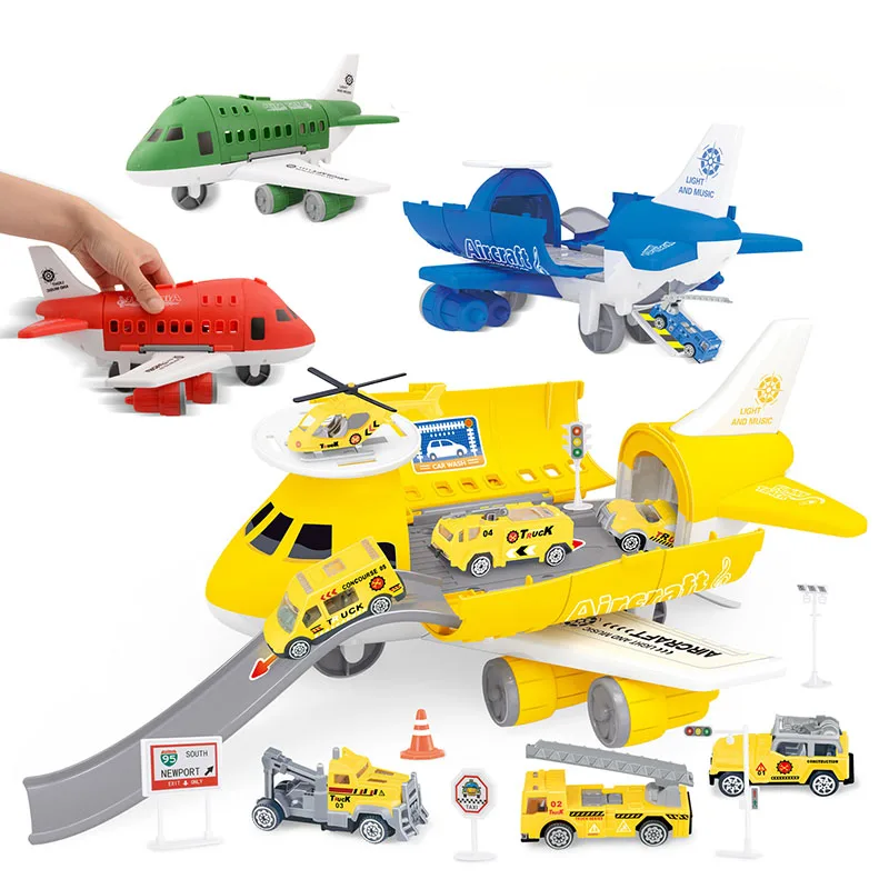 

Инерция самолет игрушки для детей большой транспорт для хранения самолетов с грузовиком транспортного средства обучающая игрушка ребенок ...