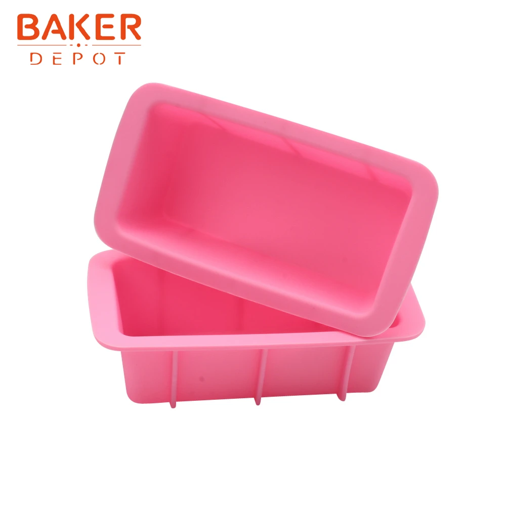BAKER DEPOT, силиконовая форма для тостов, маленький прямоугольник, мыло ручной работы, смола, форма для торта, хлебное оборудование для выпечки, квадратная форма для тостов