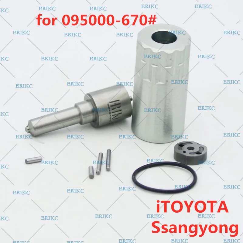 

095000-6700 Fuel Injector R61540080017A Overhaul Repair Kits Nozzle DLLA155P965 Valve Orifice Plate Pins for Ssangyong