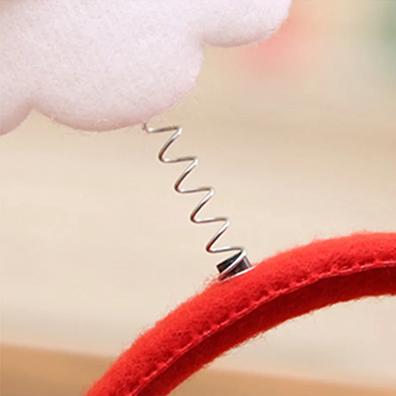 Повязка на голову с новогодним изображением снеговика Санта-Клауса лосят