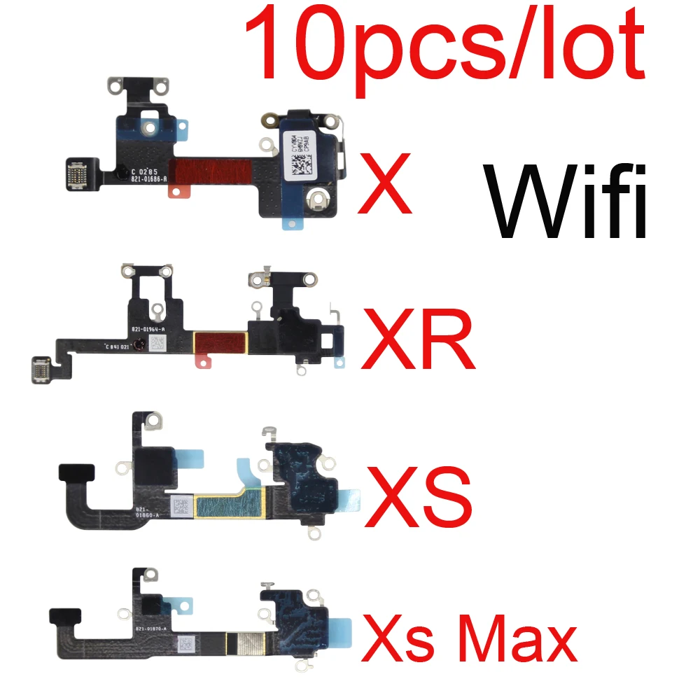 10 шт./лот Wi Fi Запчасти для iPhone X XS Max XR антенна беспроводного сигнала гибкий кабель